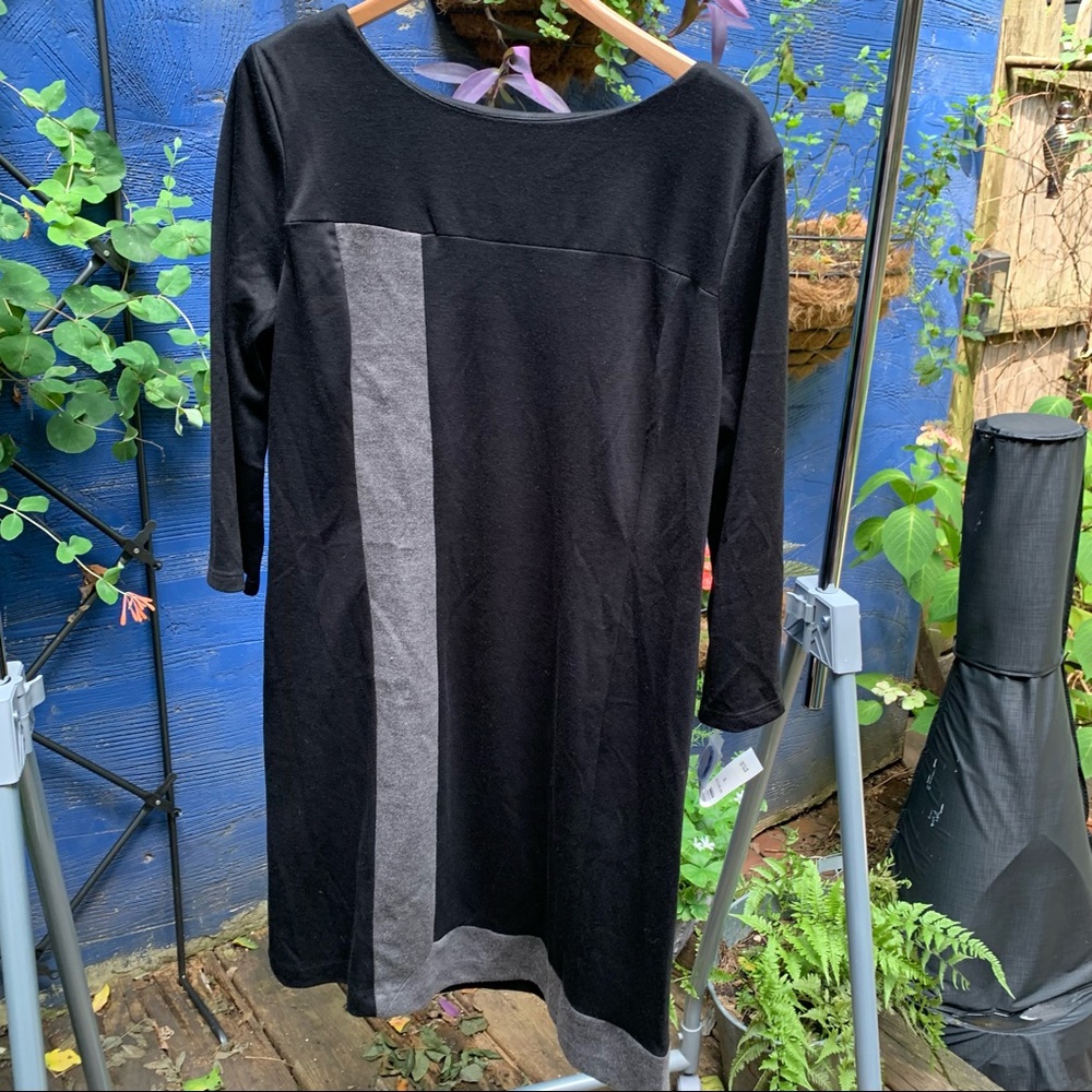 Amanda Lane Ponte Colorblock Dress NWOT